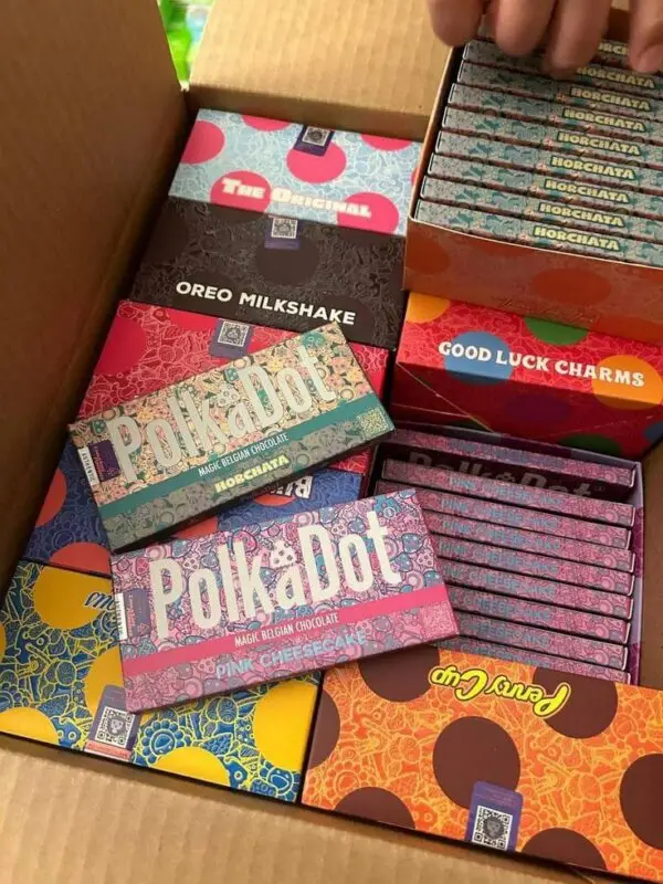 Buy a Full Polkadot Box of Chocolate Bars