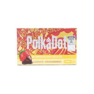 Polkadot Godiva Strawberries Dark Chocolate Bar