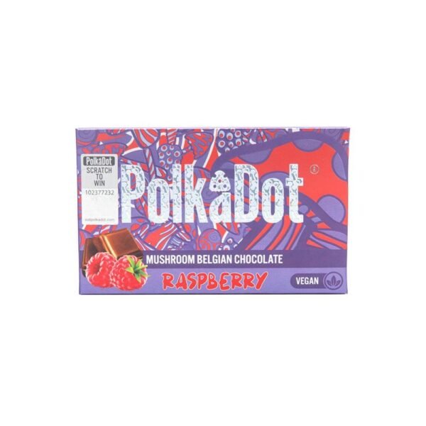 Polkadot Raspberry Dark Chocolate Bar