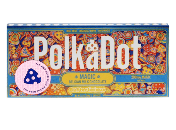 Butterlicious PolkaDot Magic Mushroom Belgian Milk Chocolate